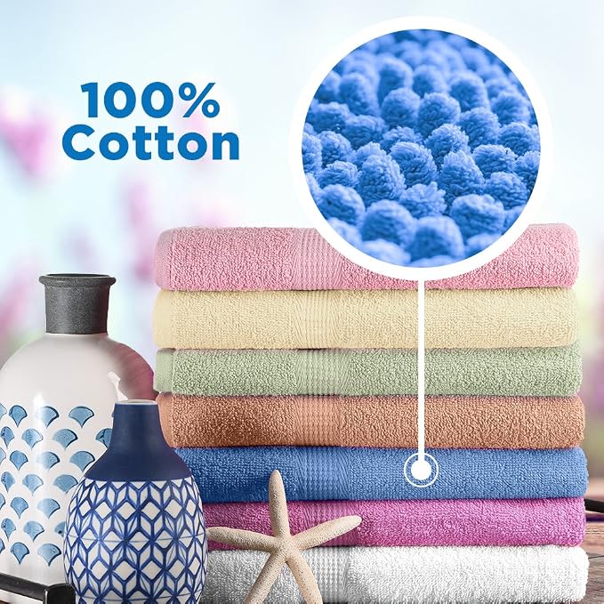 CrystalTowels 7-Pack Bath Towels - Image 3