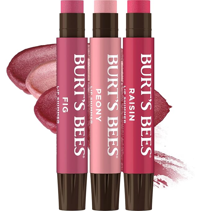 Burt's Bees Lip Shimmer Nude Collection, Tinted Lip Balm Stick, Moisturizing by BurtsBees