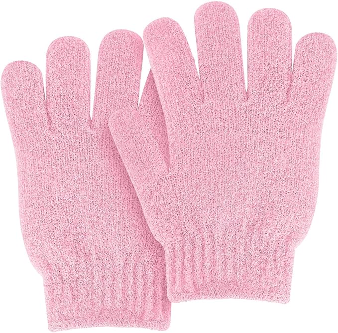 MOLOPPO 2 PCS Exfoliating Glove, Scrub Gloves Exfoliating, Body Exfoliator - Image 7