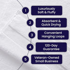 Alusa Home 100% Organic Zero-Twist Cotton Towels - Image 6