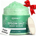 Eucalyptus Epsom Salt Body Scrub, Exfoliating detox body scrub, Relax & Relief by RIHAKO