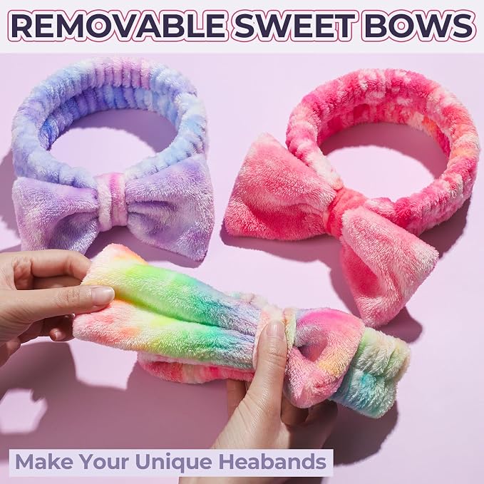 LEOBRO Makeup Headband, Spa Headbands, Skincare Headbands - Image 7