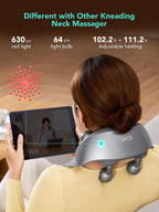 SKG Neck Massager for Pain Relief Deep Tissue Shiatsu Neck and Shoulder - Image 2