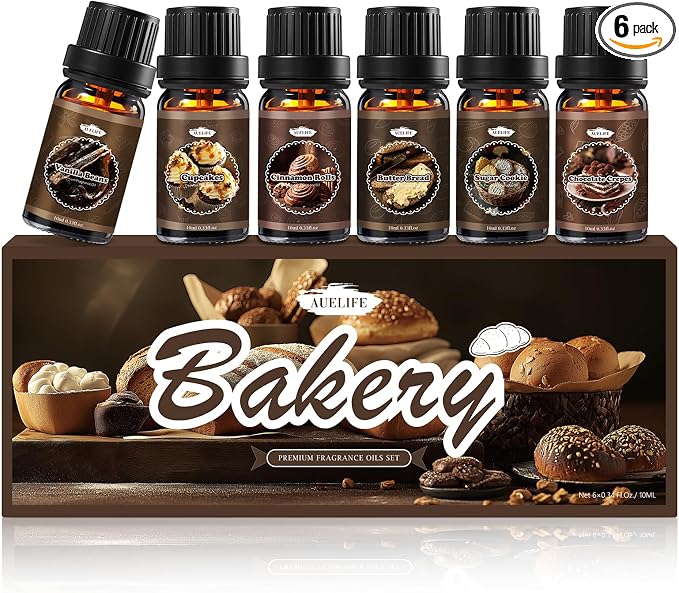 Bakery Essential Oils Set, Fragrance Oil by Auelife