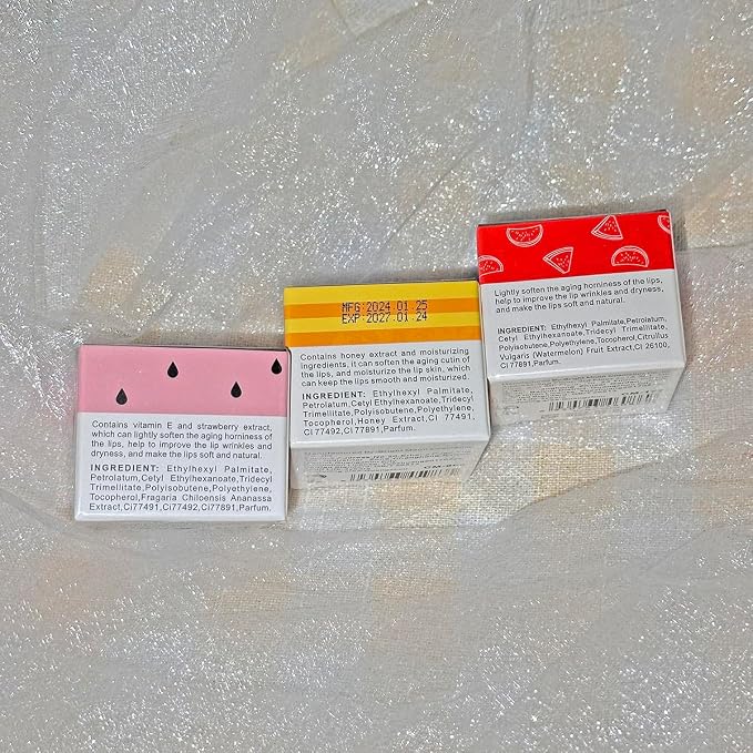 3 Packs Fruit Lip Balm, Moisturizing & Smoothing Lip, Hydrate Repair Prevent - Image 7