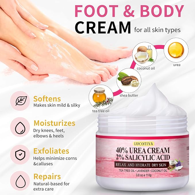 LUCOTIYA Pedicure Kit Foot Spa Soak Set Callus/Cuticle Remover File, Dead Skin - Image 3