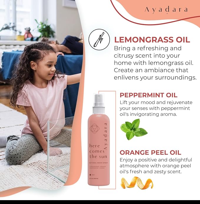 Ayadara Natural Room Spray, 4 oz, Aromatherapy - Image 6