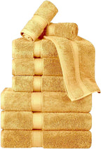 Superior Egyptian Cotton Pile 9-Piece Towel Set, Includes 3 Bath, 3 Hand - Image 2