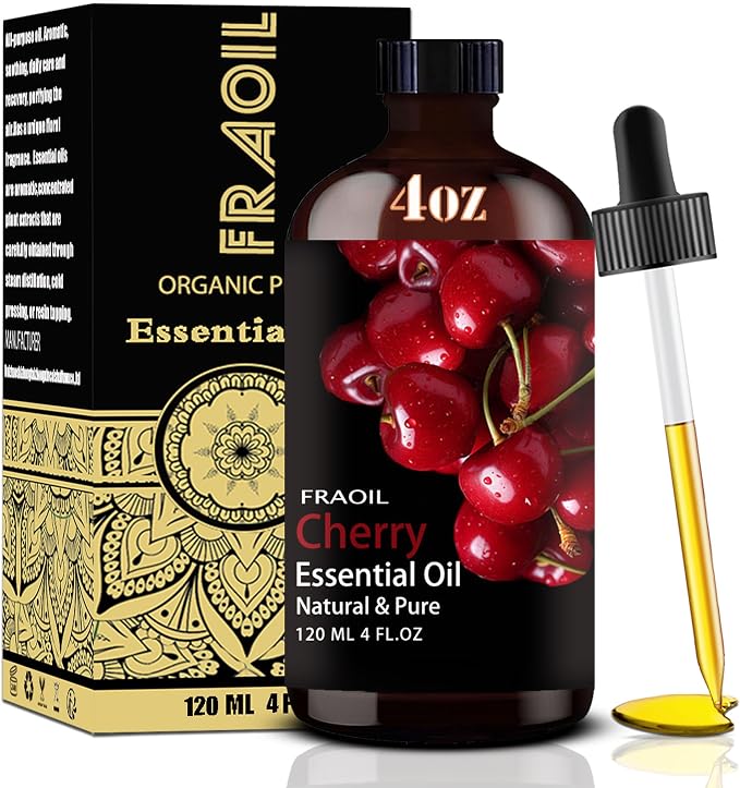 Cherry Essential Oil, Cherry Oil 4 Fl Oz 120ML by FRAOILESSENTIALOIL