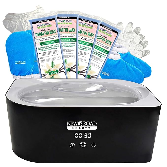 Paraffin Wax Machine for Hand and Feet, Paraffin Wax Kit, Quick Heating Touch by NewRoadBeauty