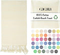 Cacala Lightweight and Thin Turkish Beach Towel 100% Cotton Sand-Free and by Cacala