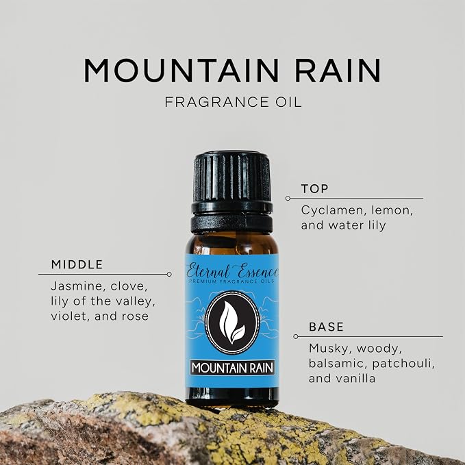 Mountain Rain Premium Grade Fragrance Oil - 10ml - Scented Oil - Image 2