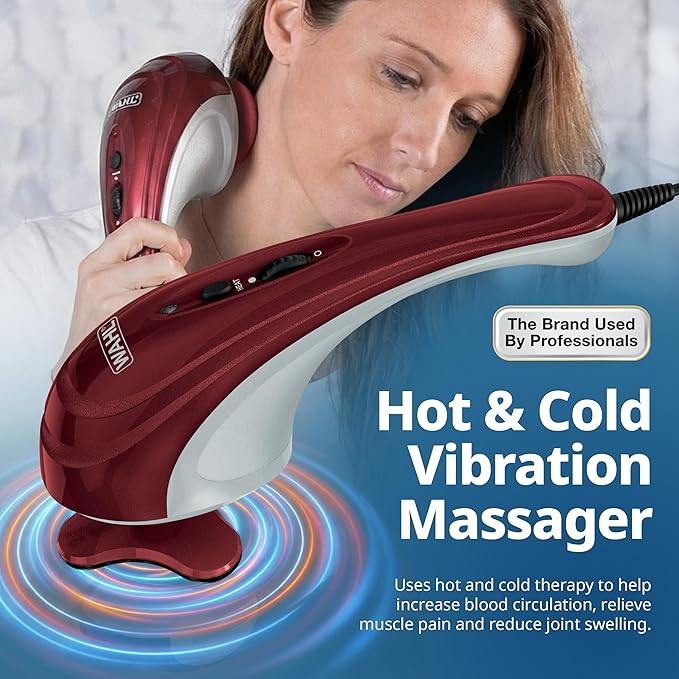 Wahl Hot Cold Therapeutic Light Vibratory Corded Massager, Soothing Vibratory - Image 2