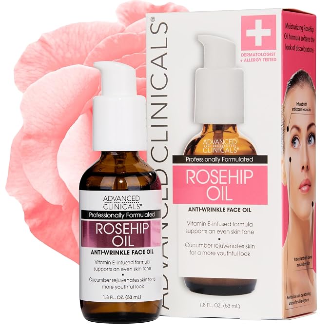 Advanced Clinicals Rosehip Oil For Face by AdvancedClinicals