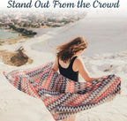 Turkish Beach Towel 35”x67” – 100% Cotton, Quick Dry, Lightweight Oversized - Image 6