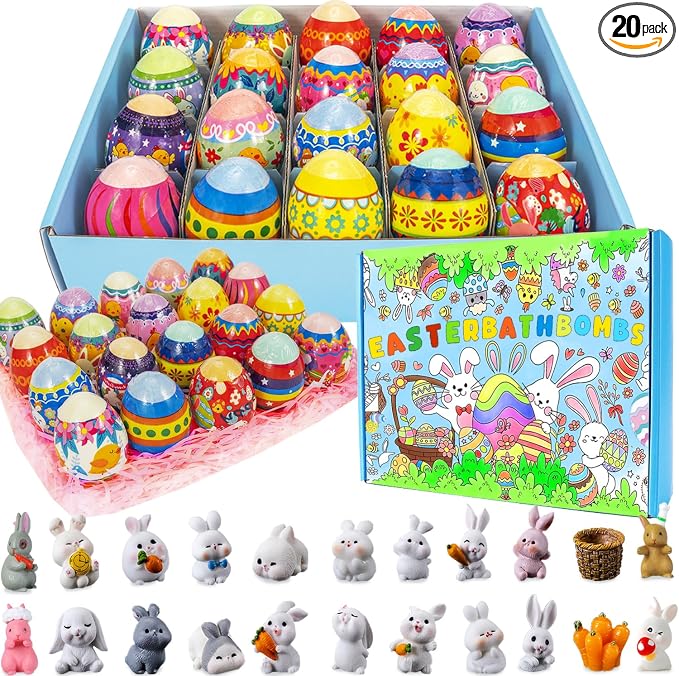 20pcs Bath Bomb Gift Set, Natural Organic Mini Bath Bombs, Best Birthday Gift by Kottke