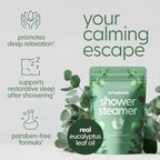 Eucalyptus Aromatherapy Shower Steamers – Supports Sinus Relief, Relaxation - Image 2