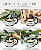 AOOVOO 4 Pack Sage Candles - Image 3