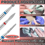 Russian Manicure Drill Bits 30PCS，Electric Nail Drill Bits Nail Drill Bit - Image 3
