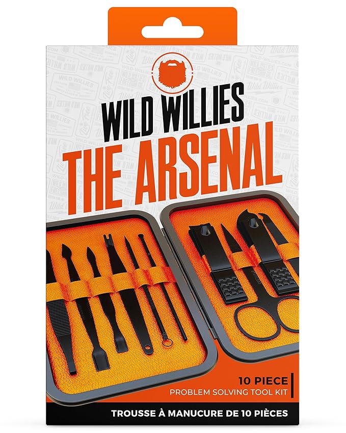 Wild Willies 10-Piece Pedicure & Manicure Kit - Image 2