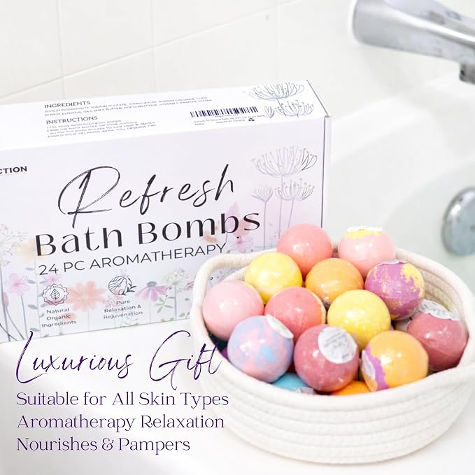 EvolutionUSA 24 Refresh Bath Bombs - Image 7