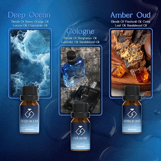 ARVIDSSON Cologne Fragrance Oils Set, Essential Oils - Image 3
