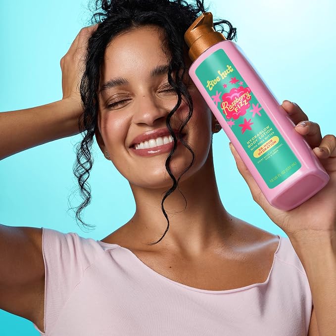 Tree Hut Hydraglow Body Lotion Raspberry Fizz, Mothers Day Gifts, Hydrating & - Image 3