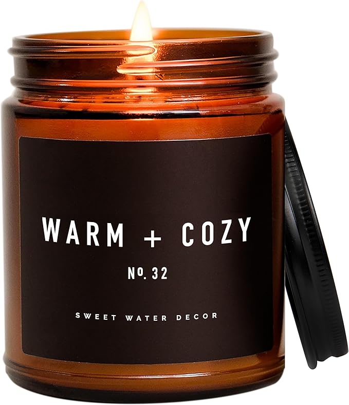 Sweet Water Decor Warm and Cozy Candle | Pine, and Fir Balsam Winter Scented by SweetWaterDecor