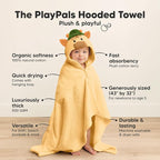 KeaBabies Organic Baby Towel - Image 3