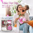 Mothers Day Spa Gift Set for Women – Rose & Jasmine Candle Gift Set - Image 3