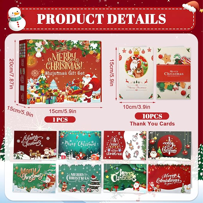 JAOJAO Christmas Lip Balm Bulk, Christmas Hand Cream - Image 7