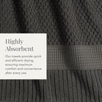 NY Loft 100% Cotton 2 Pack Bath Sheet Towel Set | Absorbent Quick-Dry Oversize - Image 7