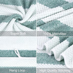JML Microfiber Bath Towels, Bath Towel 2 Pack, Super Absorbent and Fast Drying - Image 4