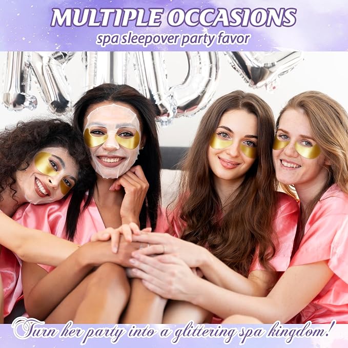 80PCS Spa Party Favors, Include Face Masks, Lip Balm, Hand Cream, Under Eye - Image 4