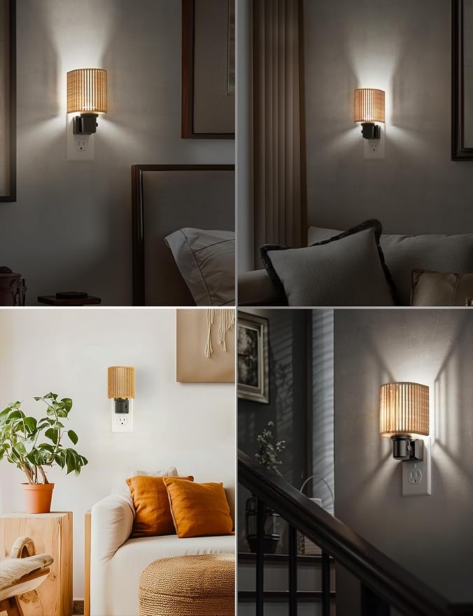 L LOHAS LED Night Lights Plug into Wall, Boho Night Light, Decorative Bohemian - Image 6