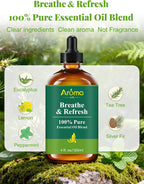 Breathe & Refresh — A 100% Pure Essential Oil Blend Cool-Crisp Blend that Makes - Image 2