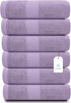 White Classic Luxury Lavender Hand Towels by WhiteClassic