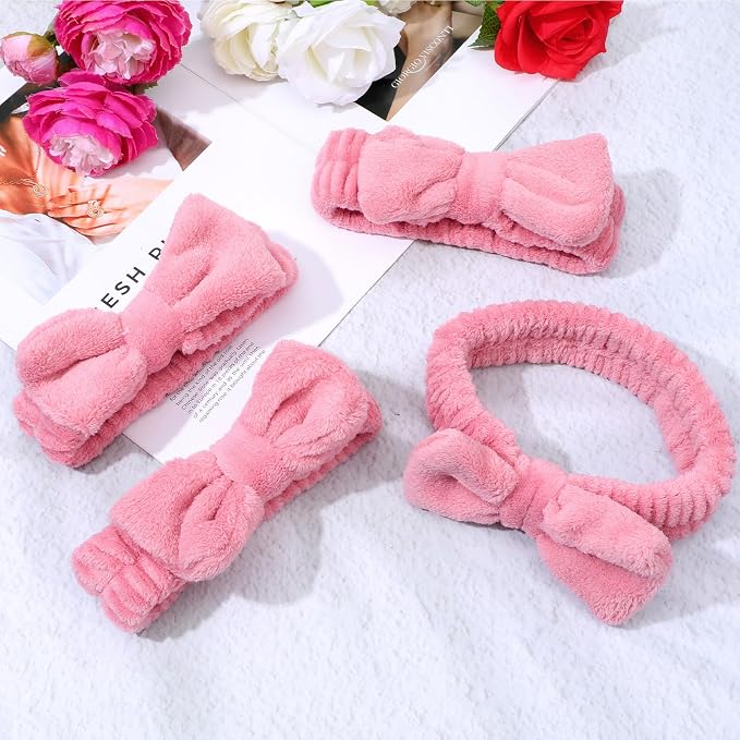 MAQUITA 24 Pcs Spa Headband for Women Facial Makeup Hair Band Bulk Skincare - Image 6