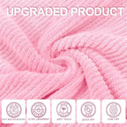 VOOVA & MOVAS Towels for Face, Luxury Hand Towels Set of 6, Fluffy Facial - Image 2