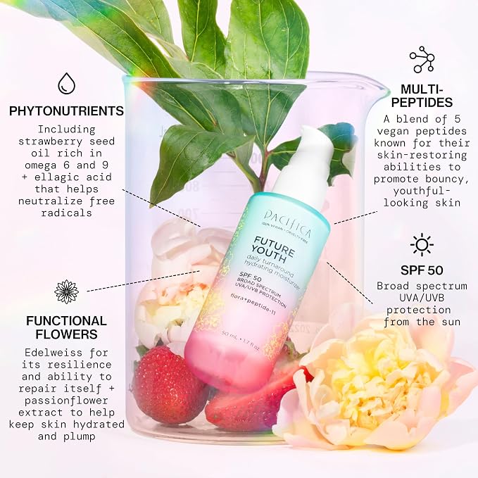 Pacifica Peptide Face Moisturizer Future Youth Daily Turnaround Hydrating - Image 11