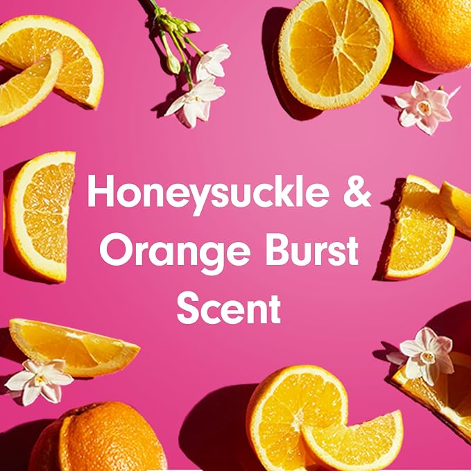 Softsoap Body Wash, Honeysuckle & Orange Burst Body Wash, 20 Ounce, 4 Pack - Image 6