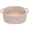 ABenkle Small Basket with Handles, Boho Decorative Rope Woven Dog Cat Toy by ABenkle