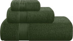 Belizzi Home Ultra Soft 3 Pack Cotton Towel Set, Contains a Bath Towel 28x55 by Unknown