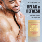 Body Prescriptions Men’s Exfoliating Body Scrub – Ultimate Skin Cleansing Wash - Image 2
