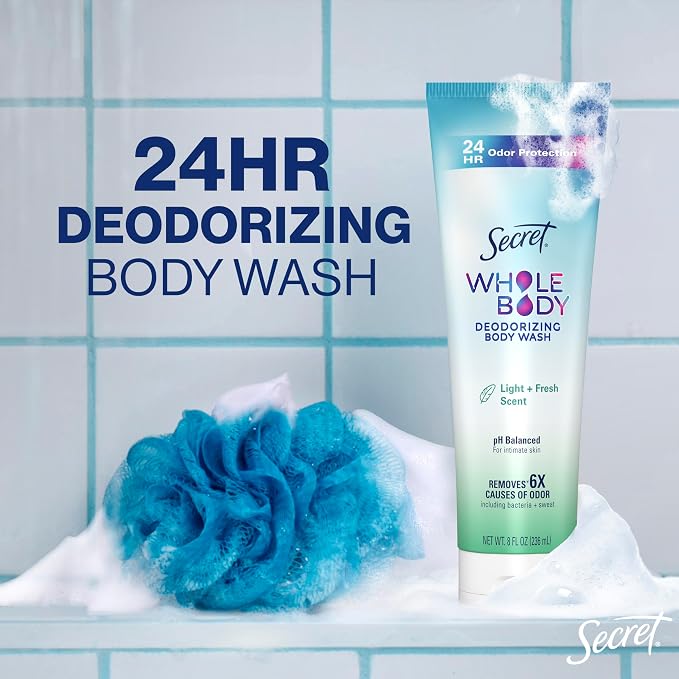 Secret Feminine Wash, 24 HR Deodorizing Feminine Body Wash - Image 4