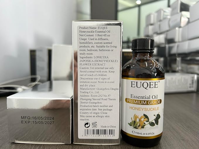 EUQEE Honeysuckle Essential Oil 118ml Pure Honeysuckle Oil Premium Essential - Image 8