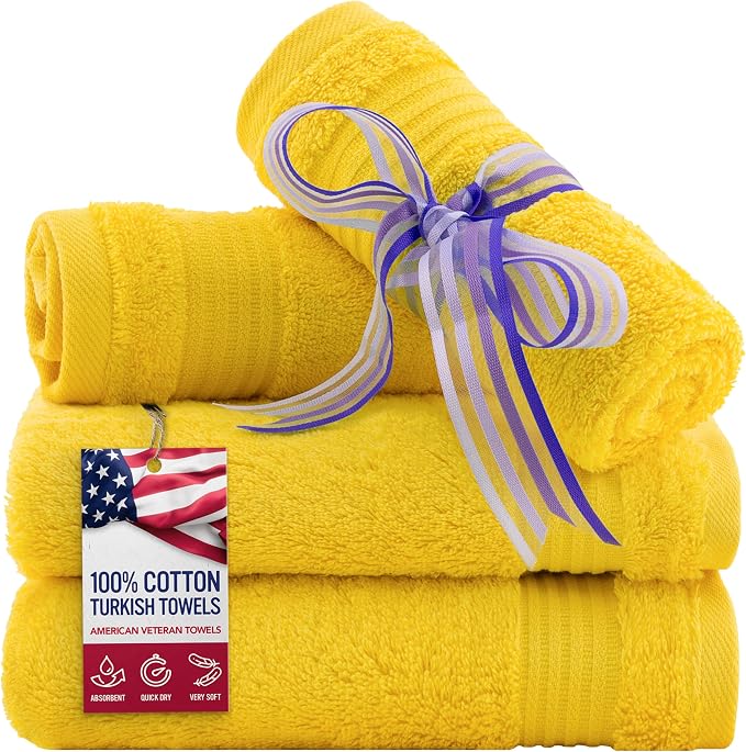 American Veteran Towel, 100% Cotton Turkish Washcloths by AmericanVeteranTowel