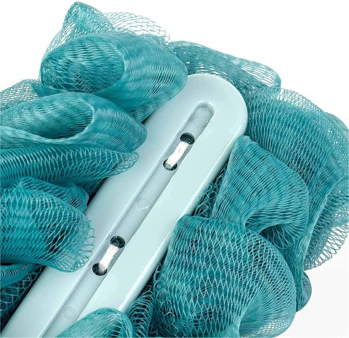 Back Scrubber for Shower, Loofah Long Handle Bath Body Brush, Soft Nylon Mesh - Image 4