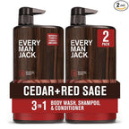 Every Man Jack Cedar + Red Sage Mens 3-in-1 All Over Wash by EveryManJack