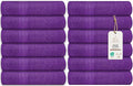 Medium Bath Towels Bulk Set of 12 – 100% Cotton Terry – 24" x 48" – Quick Dry by ASTILTEXCottonTowels